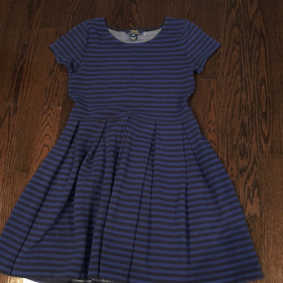 Black and blue striped Ralph Lauren dress - Picture 1 of 1